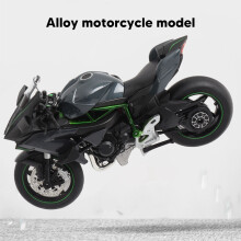 1:12 Kinder Motorradmodell, Licht & Ton, Schwarz