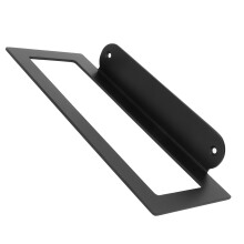 Weinglashalter Schwarz Aluminiumlegierung