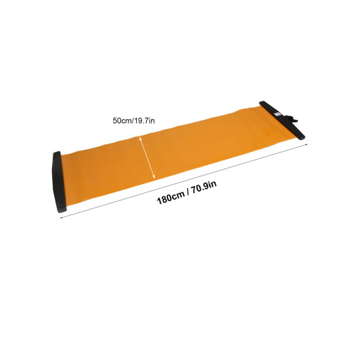 Slide Board Gleitmatte Orange 180x50cm