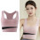 Damen Sport-BH Nylon Pink M U-Form 9