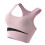 Damen Sport-BH Nylon Pink M U-Form 14