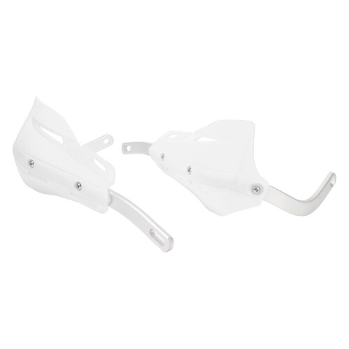 Lenkerprotektor Motorrad 22mm 28mm Handschutz Weiß 1