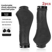 (Tunic)Rubber Handlebar Grips With Locking For Folding Electric Bikes Cyclists And