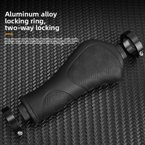 (Short)Rubber Handlebar Grips With Locking For Folding Electric Bikes And Cyclists 1