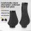 (Short)Rubber Handlebar Grips With Locking For Folding Electric Bikes Cyclists And 3