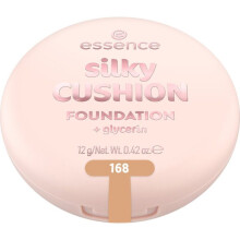 Foundation - ESSENCE - Silky Cushion - 168 Beige - Compact formaat 12 g - Zijdeachtige finish, opbouwbare dekking