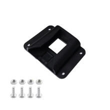 (Black)Car Accessory With Pig Nose Adapter And Mount Suitable For Storage Front