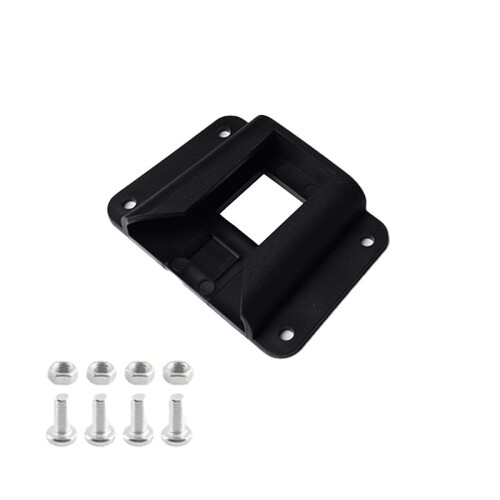 (Black)Car Accessory With Pig Nose Adapter And Mount Suitable For Front Storage