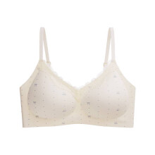 (Heart, L) French Girl Lace Bra With No Steel Ring And Adjustable Back Daily Teens For