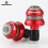 (Red)Bicycle Handlebar End Light With Aluminum Construction For Safety Enhanced 4