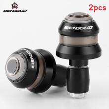 (Black)Bicycle Handlebar End Light With Aluminum Construction For Safety Enhanced