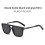 (Blue)Óculos de sol da moda com lentes de PC UV400 para estilo urbano e moda de viagem 2