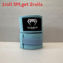 (Light Blue)10m Venum Kontact Boxing Handwraps With Breathable Material For Training And Sparring