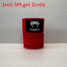 (Red)10m Venum Kontact Boxing Handwraps With Breathable Material For Training And Sparring