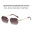(StyleE)Chic Square Frame Sun Glasses With Antiuv Level Uv400 For Street Style Driving And 4