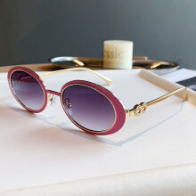 (Peach Pink Gray)Stilvolle elliptische Damen-Sonnenbrille mit UV400-Schutz für sonnige Reisen Ausflüge in der Stadt
