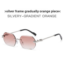(StyleF)Lunettes de soleil monture carrée chic avec niveau antiuv Uv400 pour style rue et conduite