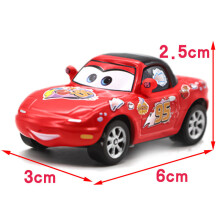 (MK Fan MIN)Carro de corrida de liga de filme de carros brinquedo com unidade de inércia para crianças brincarem e coleção