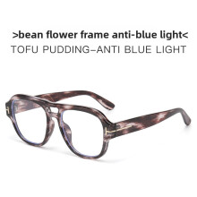 (Gray Transparency)Lunettes minimalistes avec verres PC plein cadre protection UV pour vêtements décontractés et conduite