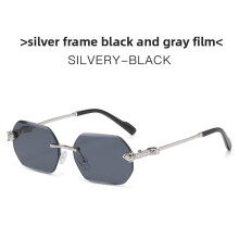 (StyleB)Chic Square Frame Sun Glasses With Antiuv Level Uv400 For Street Style And Driving