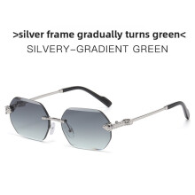 (StyleH)Chic Square Frame Sun Glasses With Antiuv Level Uv400 For Street Style And Driving