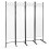 Foldable Screen Room Divider 4 Panels Home Office Off White 1PCS 1