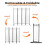 Foldable Screen Room Divider 4 Panels Home Office Off White 1PCS 3