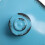 Retro Hydranten Abfalleimer Hellblau, Eisen, Deko 9