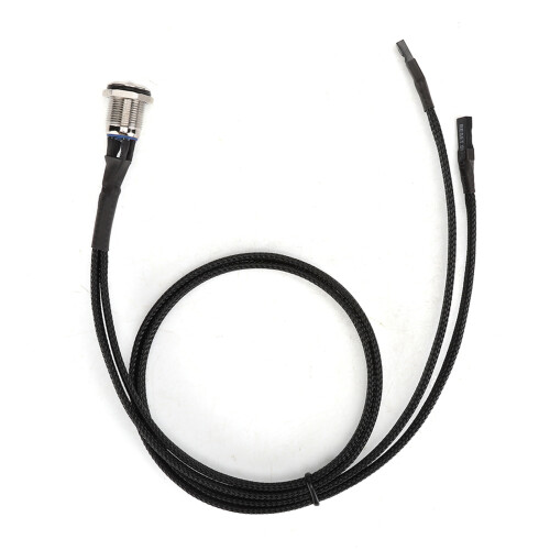 Reset SW Taste Metall PC Gehäuse blau LED 1