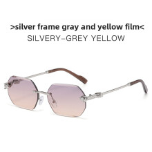 (StyleG)Chic Square Frame Sun Glasses With Antiuv Level Uv400 For Street Style Driving And