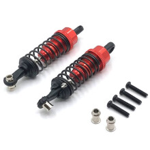 2 Amortisseurs en Aluminium de Rechange pour Voitures Radiocommandées pour A959/A969/A979/K929, pour Wpl C14/C24 et pour MN D90/D91/99S A