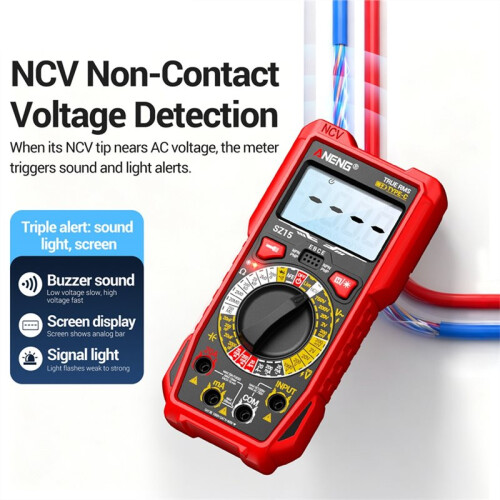 ANENG SZ15  Digital Multimeter Rechargeable 2000 Counts /AC Voltage Current Resistance Capacitance NCV HFE Tester 2
