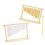 20-Note Desktop Sound Tree Wind Chime - Solid Wood Frame Musical Instrument for Early Education & Orff Percussion Gold 2