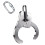 Stainless Steel Automatic Release Hook, Mechanical Heavy Duty Crane Hook for Cargo Industrial Lifting 1