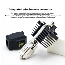 0,4 mm Extruder Hotend voor Flashforge C5/C5 Pro Slijtvaste Nozzle Geïntegreerde Printkop met Siliconen Reinigingsborstel