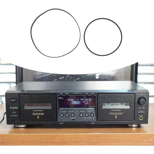 Cassette Deck Belt Kit,Replacement Belts Compatible for  TC-WE475 Dual Deck Players 1