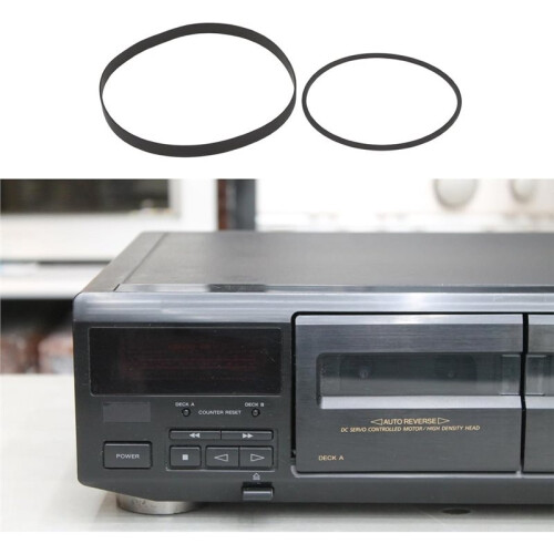 Cassette Deck Belt Kit,Replacement Belts Compatible for  TC-WE475 Dual Deck Players