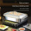 Dish Stainless Steel Baking Pan with Lid - Oven Safe Roasting Pan for Grilling & Everyday Cooking B 3