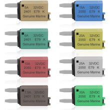 ATM Manual Resettable Fuse Low Profile Blade Fuses 5A-30A Amp Automotive Circuit Breaker Fuses Reset Fuses Assortment