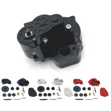 Conjunto de Transmissão de Metal para Atualização de Carros RC Crawler 1/24 FMS FCX24/FCX18/K5, Peça de Reposição Durável