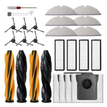 26-Delige Vervangende Accessoirekit voor D20 Pro : Hoofdborstel, Zijborstel, Filter en Stofzak