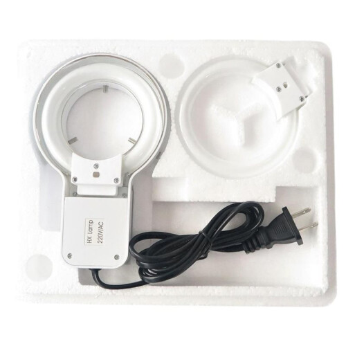 1set LED  Light for Microscopes - Suitable for Stereo Microscopes, Camera Repair, and Soldering GB Plug 1