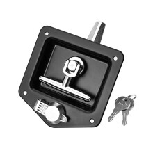 MS858 Stainless Steel Folding T-Shape Handle Lock Tool Box Keys Kit for RV Truck Trailer Truck Toolbox Compartment Door