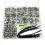 559Pcs Spikes and Studs Kit Cone Spikes with Tools Leather Straps Storage Box for DIY Handmade Decorations 4