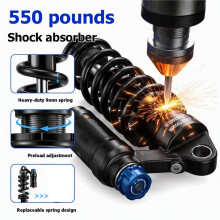 Coil Spring Rear Shock-Absorber Adjustable Rebound Suspension for AM FR DH Mountain Bike & Electric Bicycle 230MM
