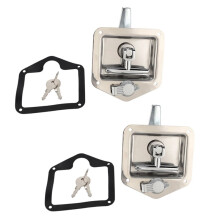 2Set MS858 Folding T-Shape Handle Lock Tool Box Keys Kit for RV Truck Trailer Truck Toolbox Lock Door Electrical Cabinet