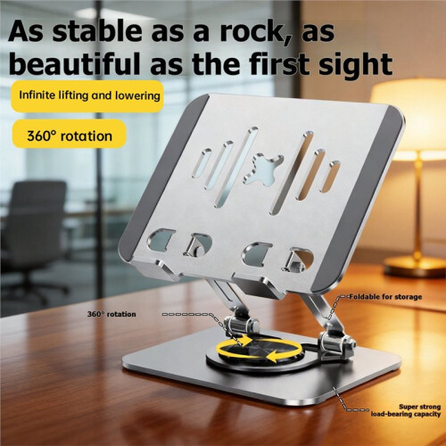 Portable Tablet Stand 360 Adjustable Foldable Tablet Holder Suitable for Tablets 10.8 Inches and Smaller B 2