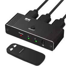 Conmutador Bidireccional Compatible con 8K 60Hz 2 Entradas 1 Salida 4K 120Hz 2.1 Selector de Conmutación de Vídeo 2x1 para PC TV para PS4/5