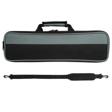 16-Hole Flute Case - Waterproof, Shockproof, Portable Canvas Shoulder Bag for Flute, Professional Instrument Gig Bag B