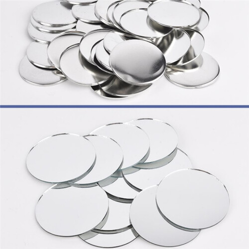 100pcs 58mm Blank Material DIY Kits - Fridge Magnets, Whiteboard Stickers, Mirror